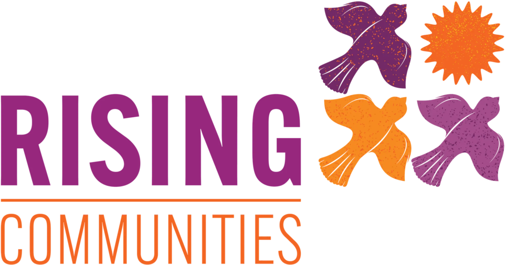 Logo for the organization Rising Communities